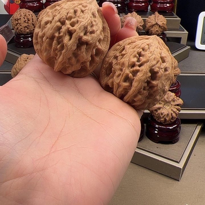 文玩核桃把件43 大 沽石 f-016