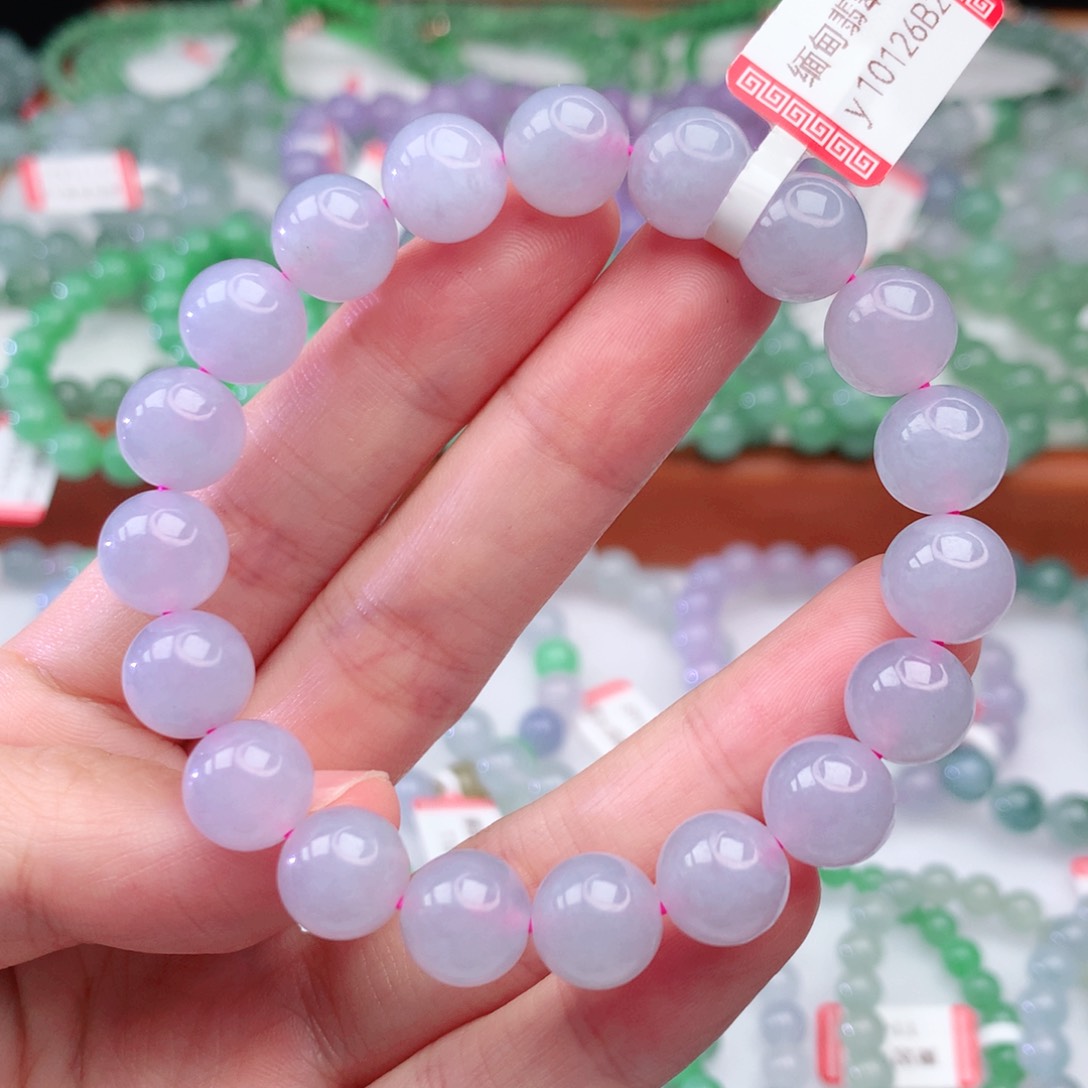 翡翠手链未镶嵌翡翠10mm