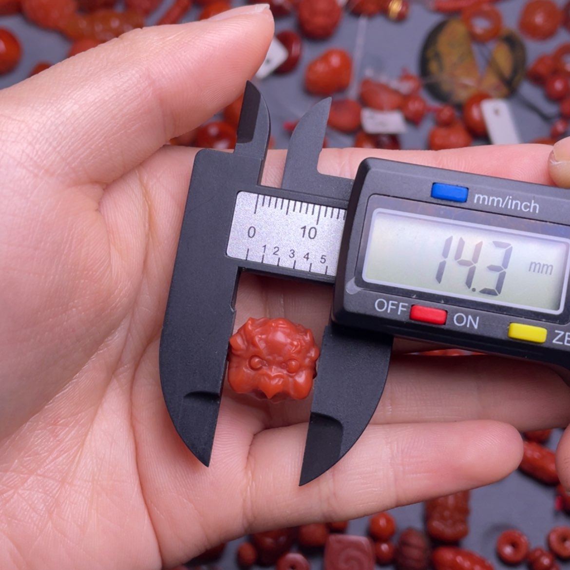 【闪购商品】南红玛瑙未镶嵌配饰14.3