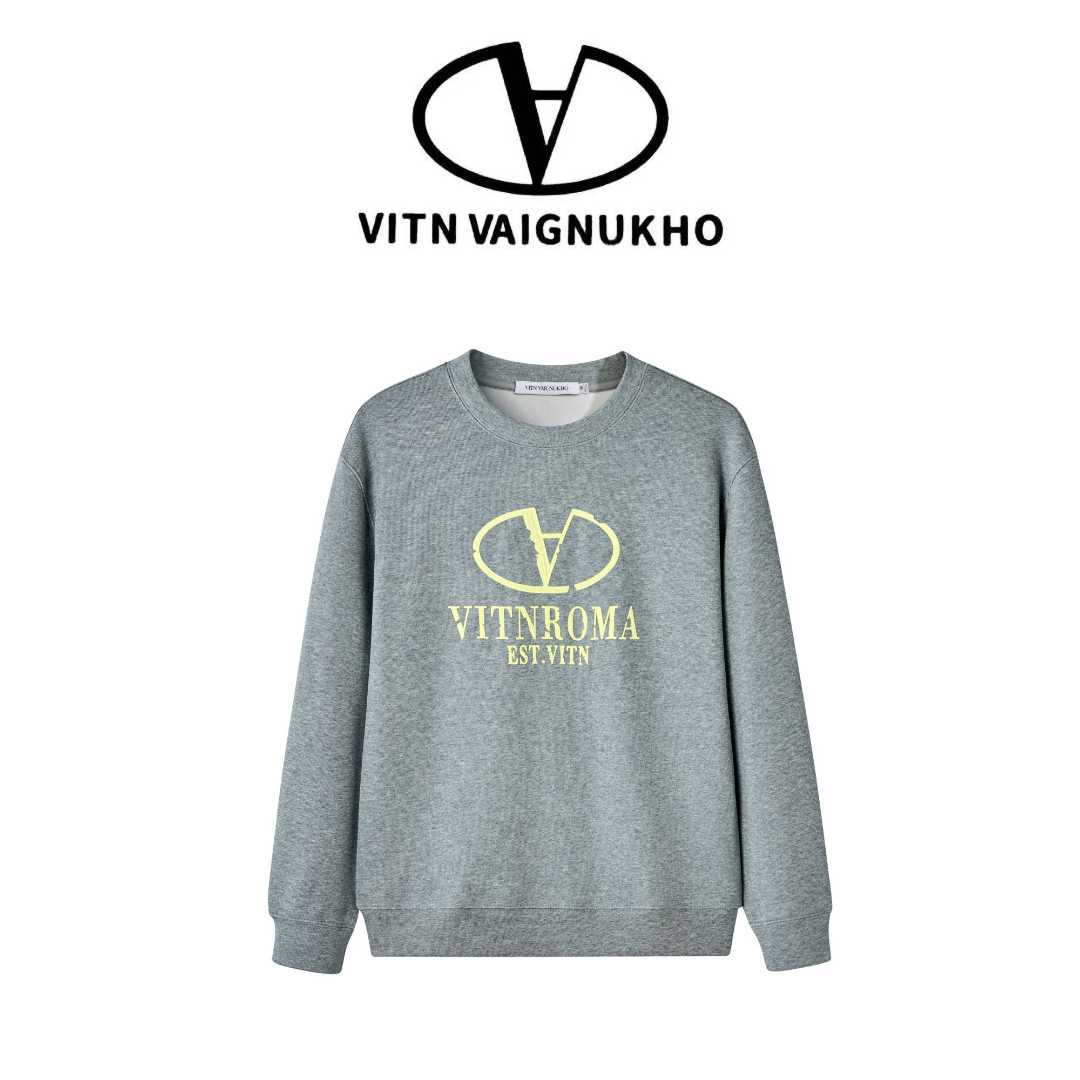 VITN VAICNUKHO男士秋冬加绒运动卫衣时尚百搭圆领套头V12518020