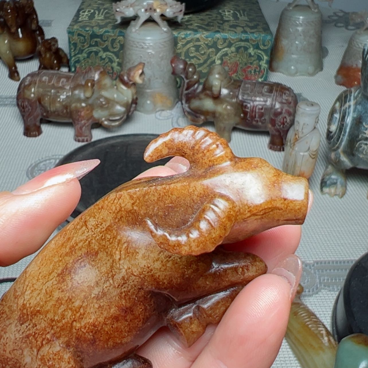 【闪购商品】和田玉挂件未镶嵌听*居