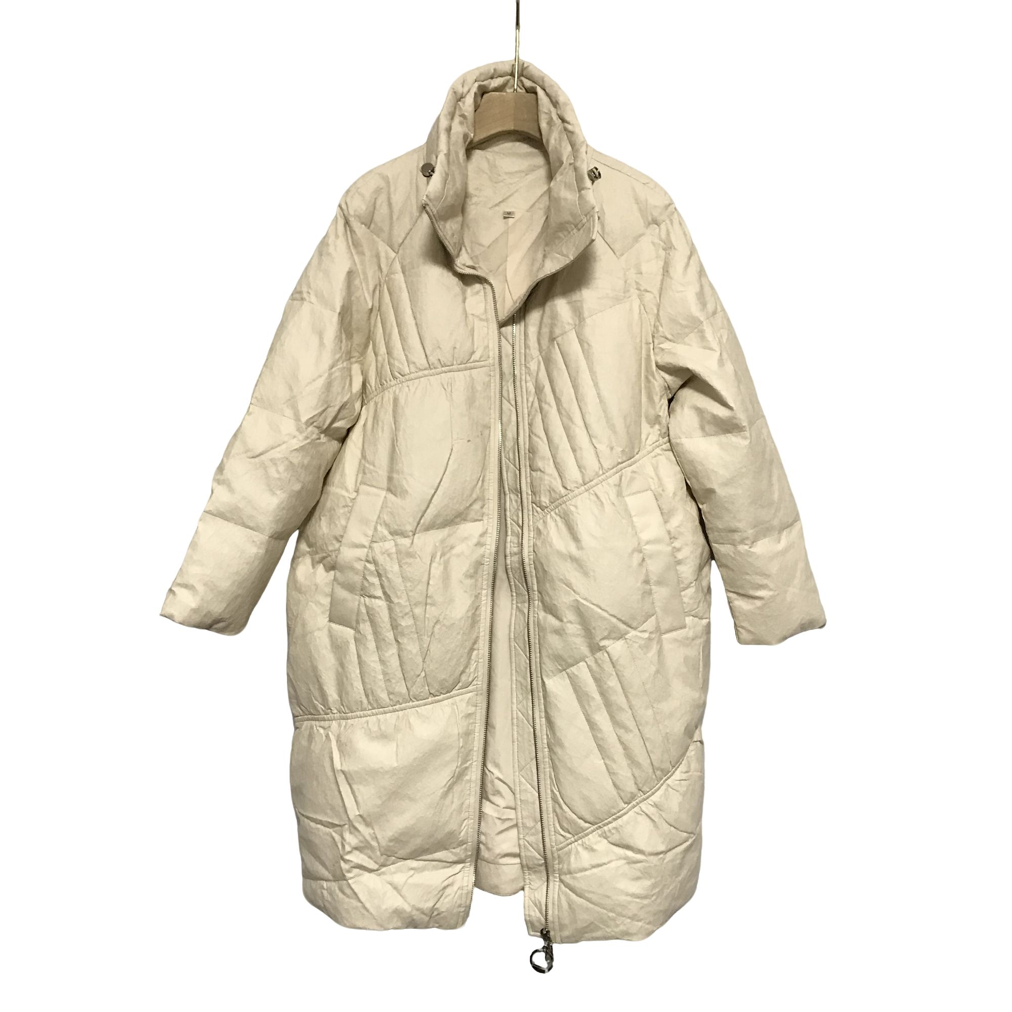 韩版立领收腰长款长袖厚款女装连帽优等品