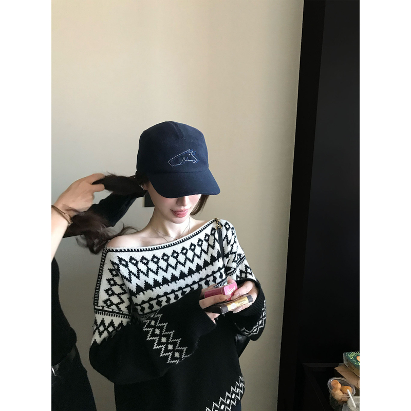 【现货】Skk Store 'RL冬日费尔岛'26支软糯羊毛纱老钱撞色提花双版