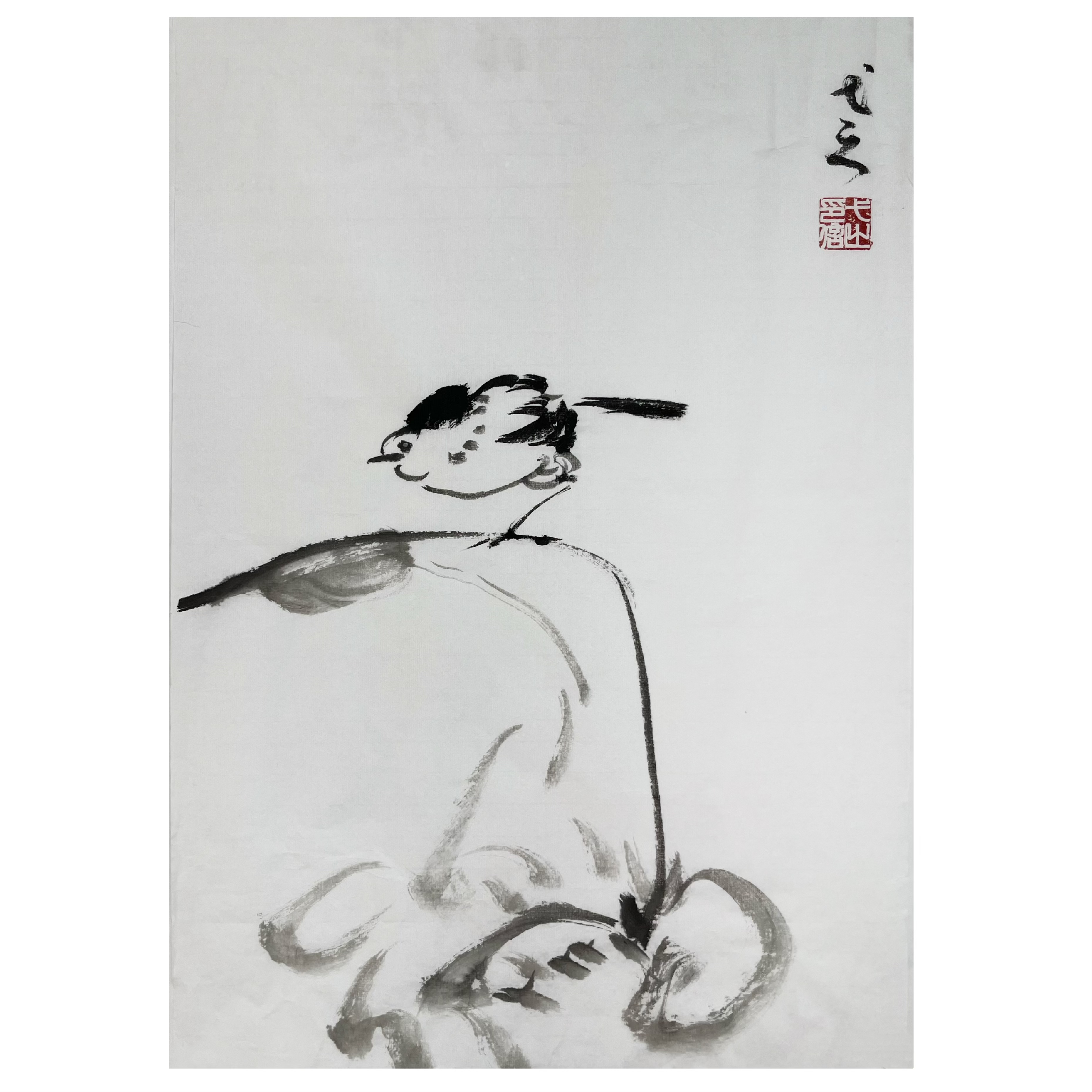 张大风艺术馆 宋奕博手绘写意小品S26  35×50