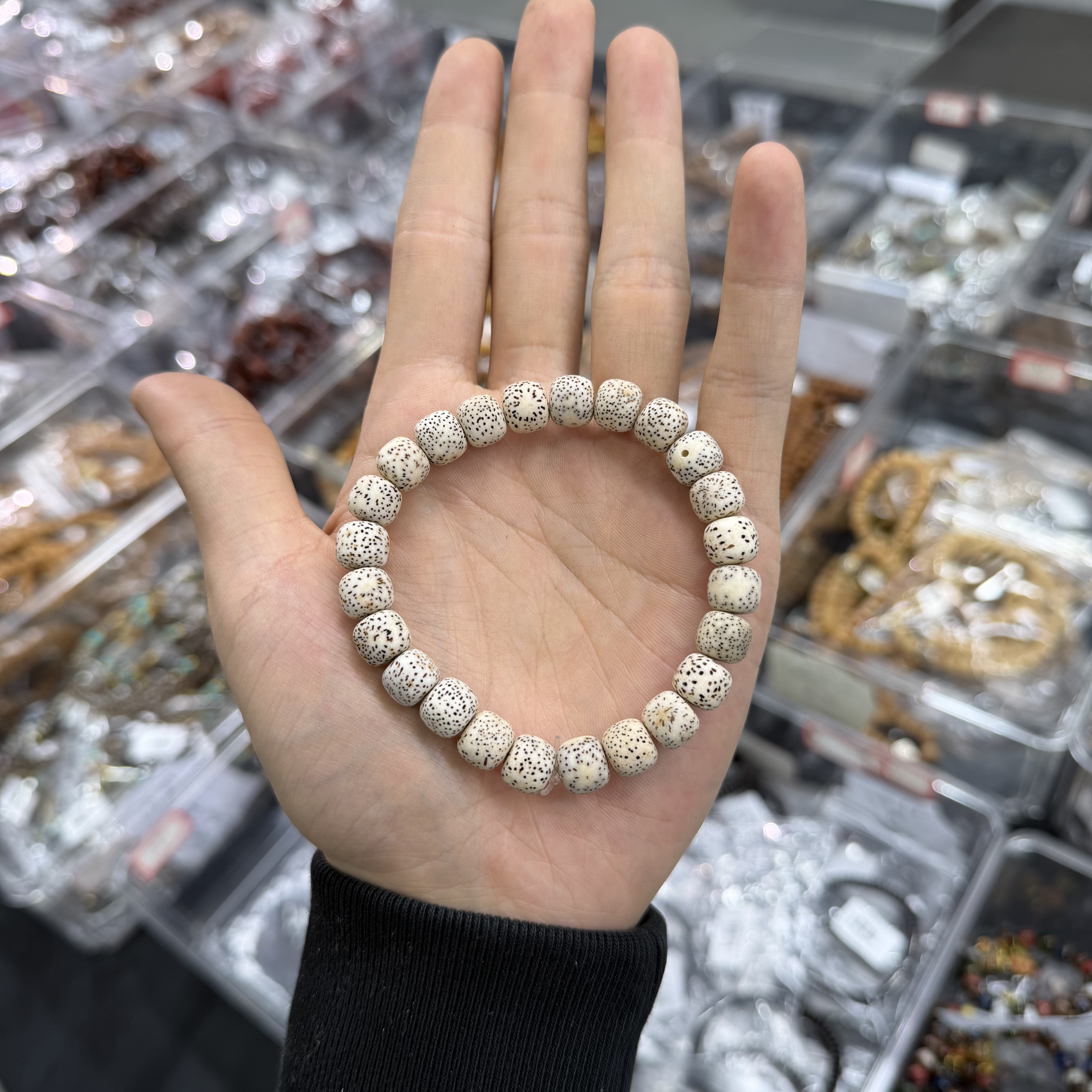 【书汐文创】1.0 星月菩提单圈  483【无礼盒】