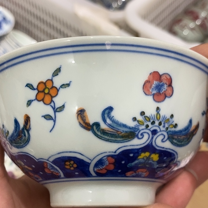 摆件景德镇陶瓷主人杯13455