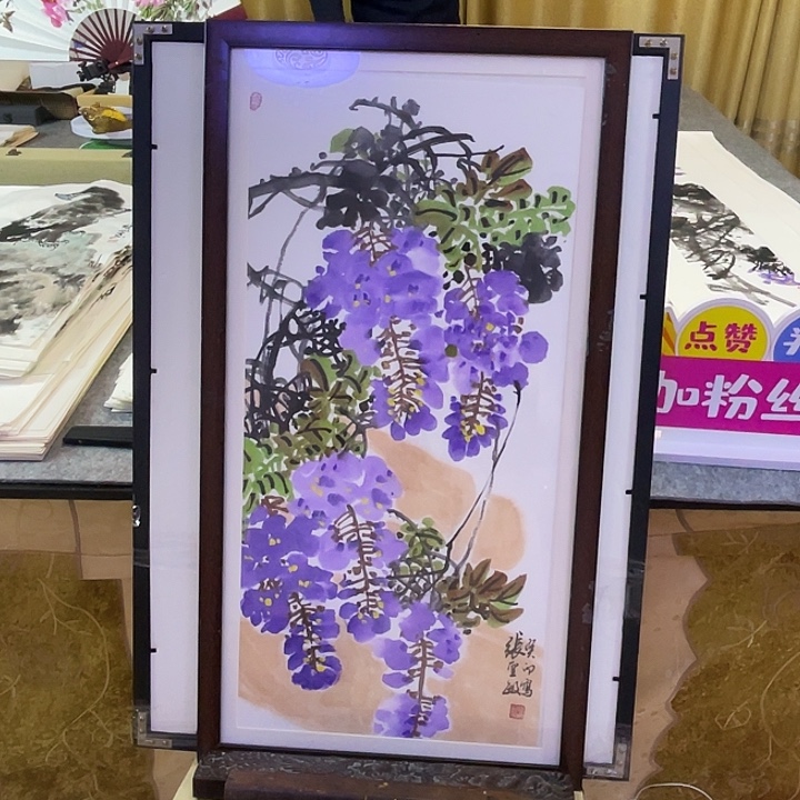 国画张圣敏先生纯手绘作品