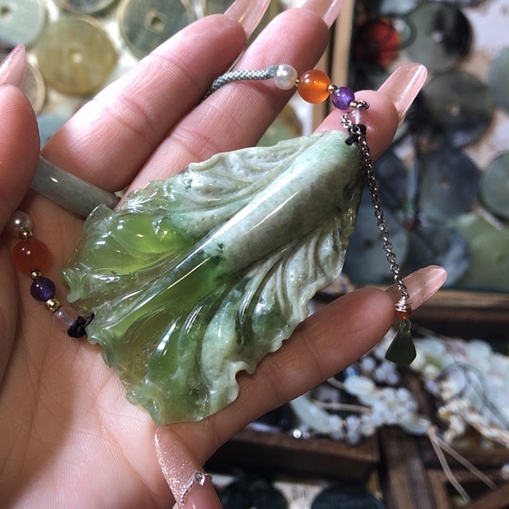 岫玉岫玉挂件未镶嵌