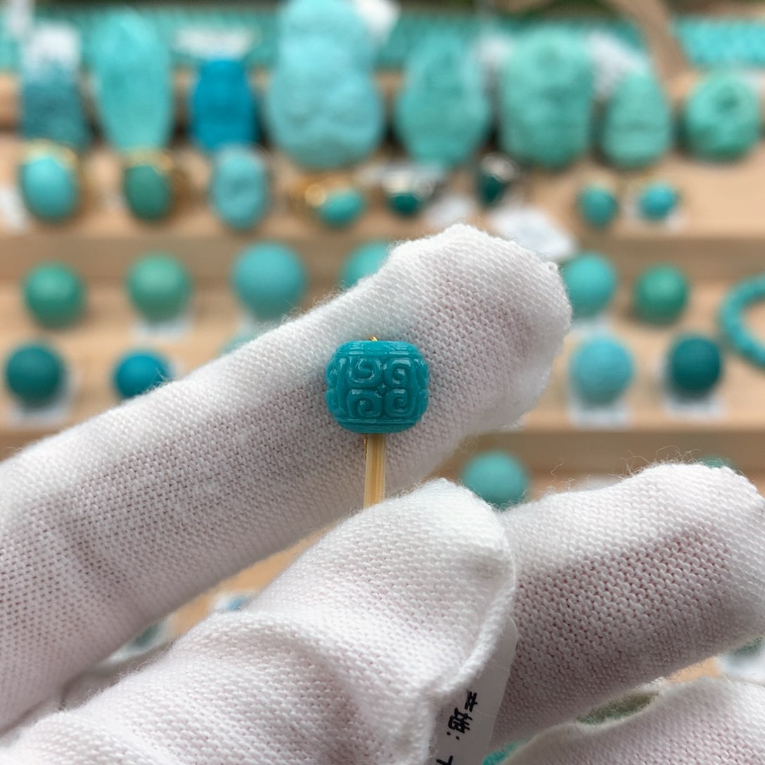 绿松石配饰未镶嵌8.3-7.3