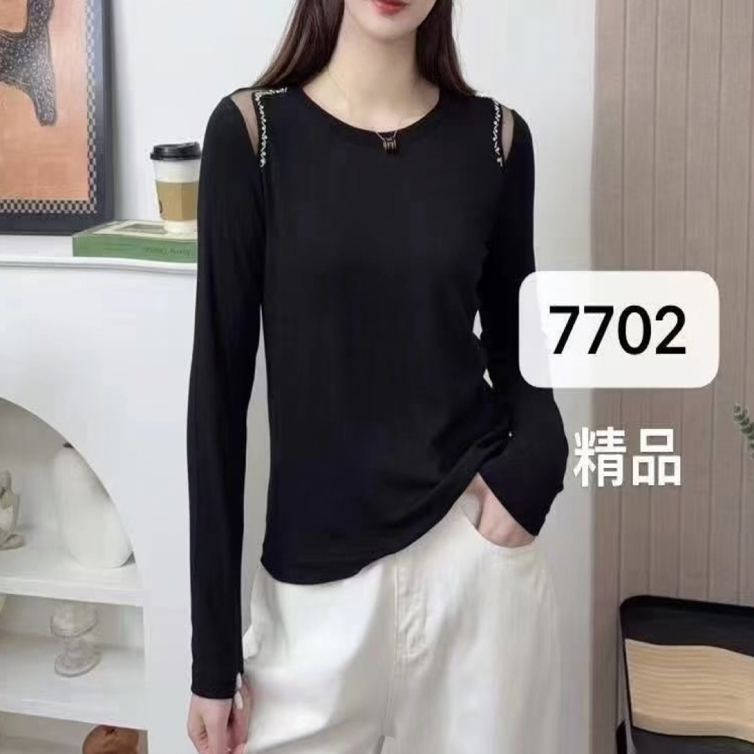 长袖秋季露肩上衣2025新款秋季设计感韩版气质t恤长袖打底衫女