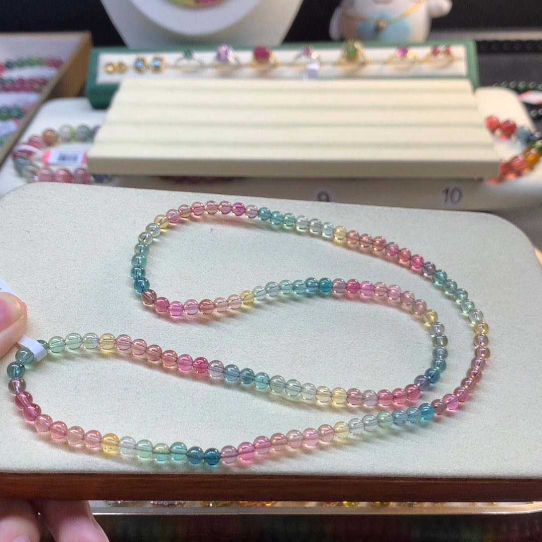 手串未镶嵌碧玺人鱼4.5mm