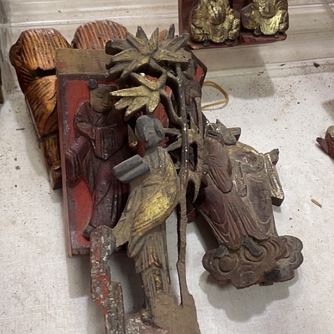 香榧木去*吧一个孤品木雕50