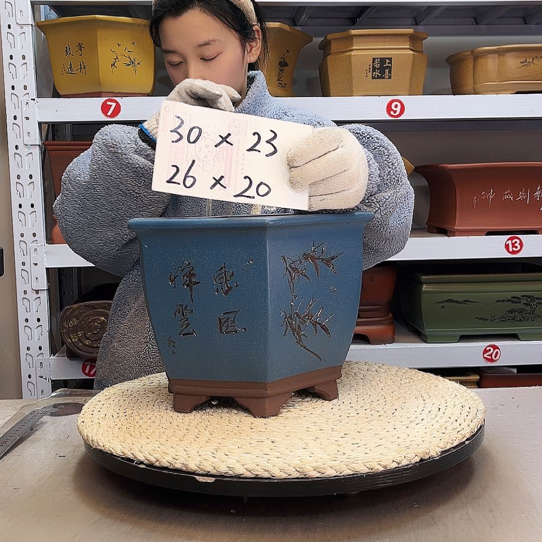 紫砂花盆紫砂花盆