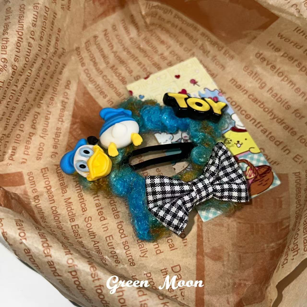 【海盐面包】甜酷辣妹可爱五角星发夹原创甜美A063