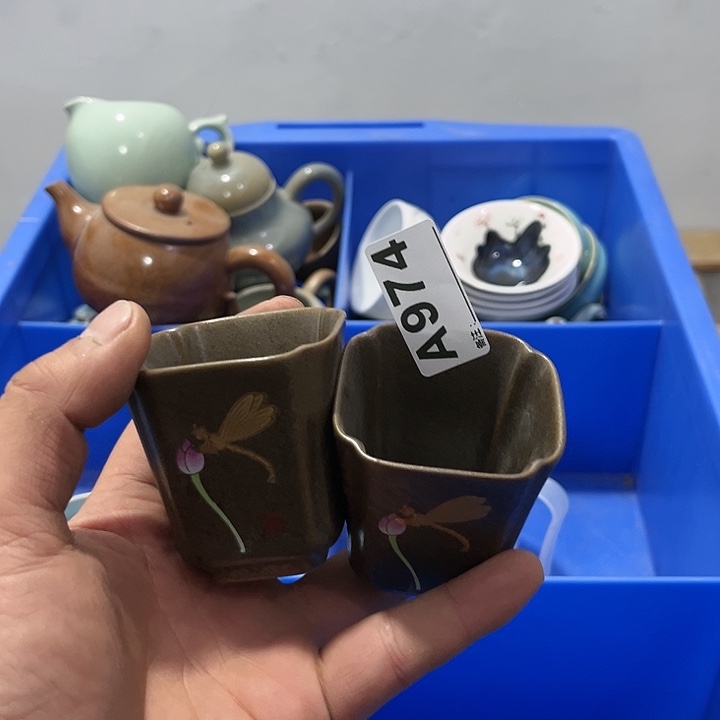 茶具默认微瑕瓷器、茶具、壶、摆件，介意勿拍 