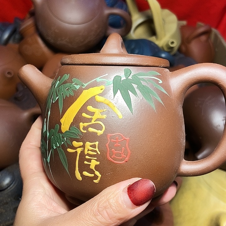 茶壶紫砂手工制作宜兴紫砂壶