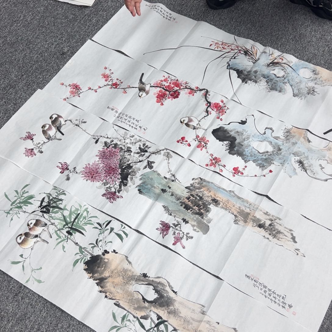 国画卖字画的小老板