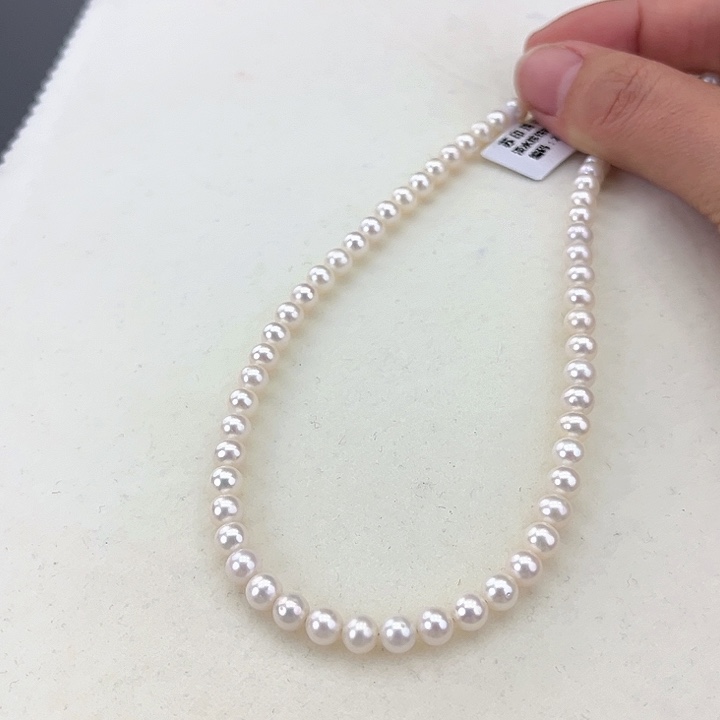 淡水珍珠颈饰未镶嵌卡5炫彩
