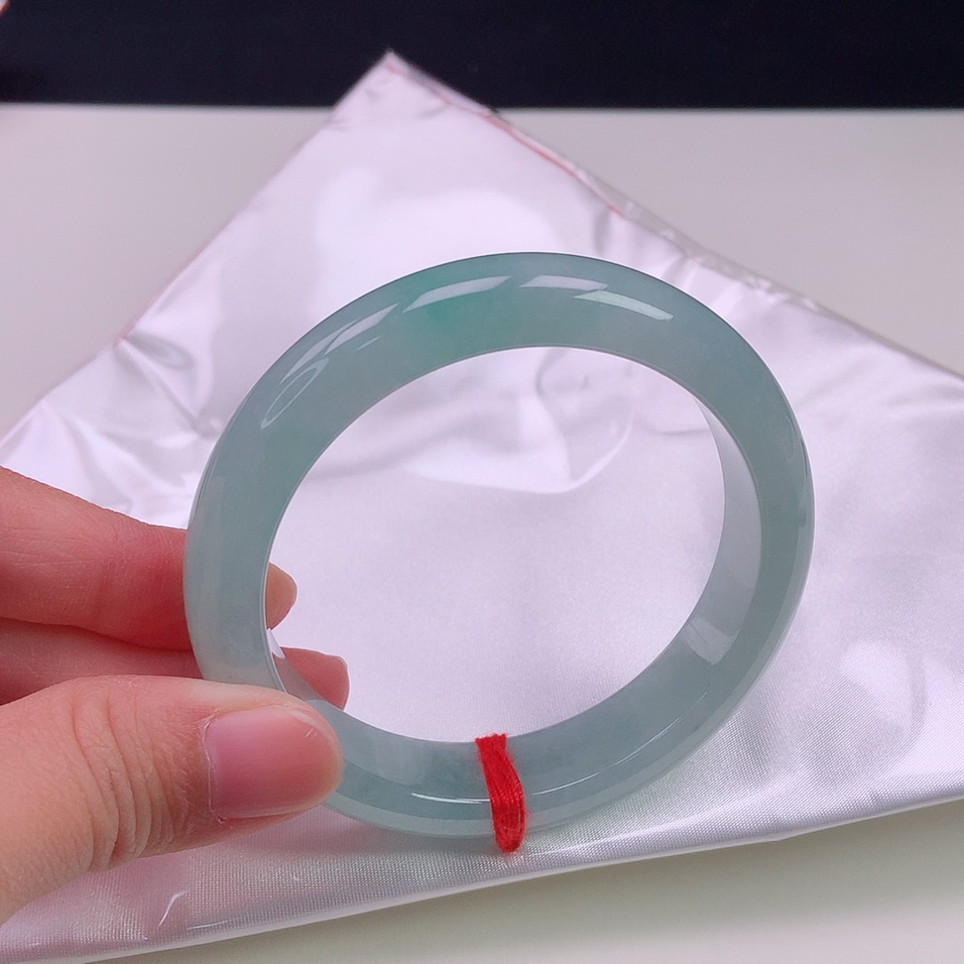 翡翠手镯未镶嵌58正圈