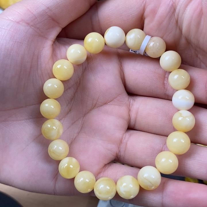 未镶嵌琥珀裸石手串