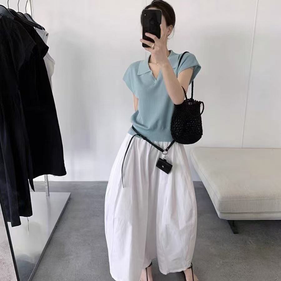 1217冰丝针织坎肩POLO衫 绅士 品格商务智性风