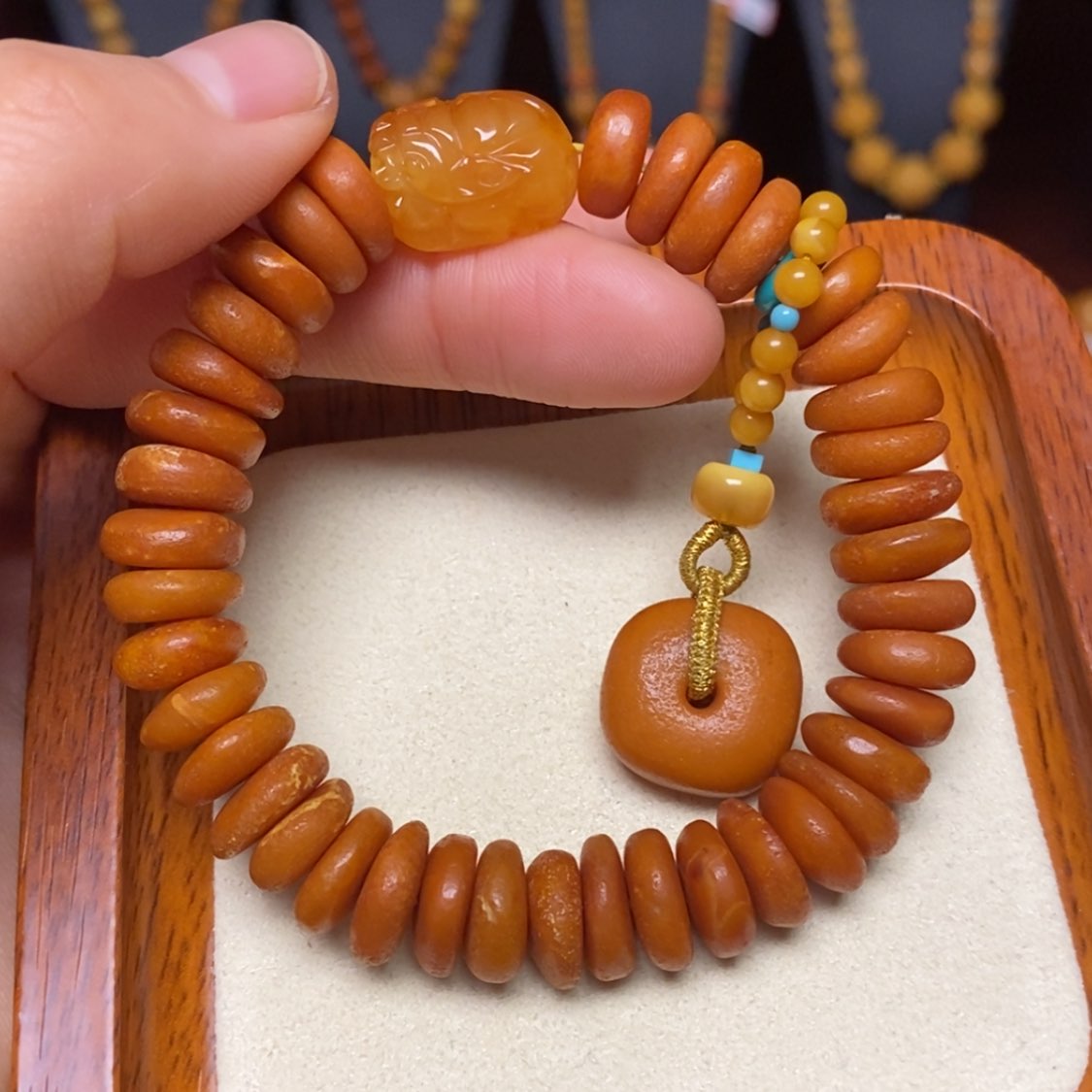 【闪购商品】蜜蜡手链未镶嵌手串