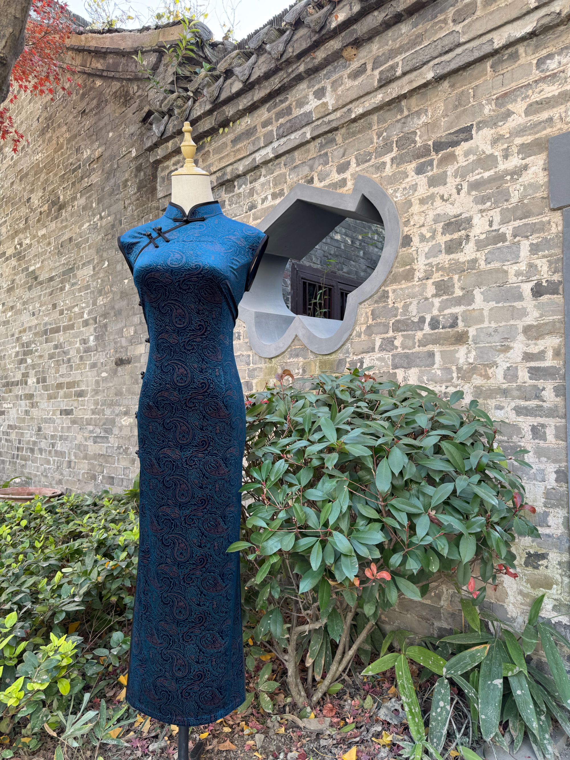 【海漾 紫金佩】2025新款无袖优雅大方日常百搭修身女旗袍