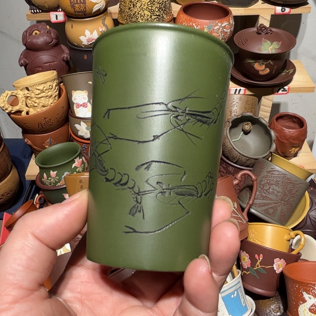 紫砂茶杯宜兴紫砂主人杯