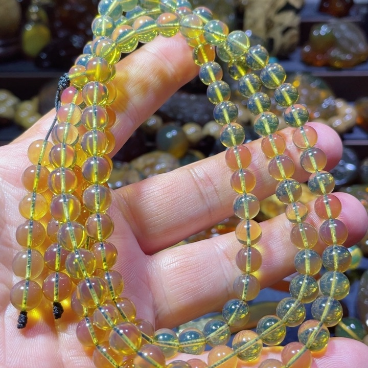 琥珀手链未镶嵌天然