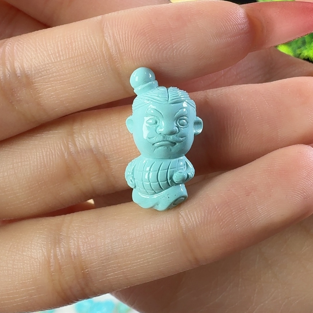 绿松石未镶嵌吊坠(不含链)