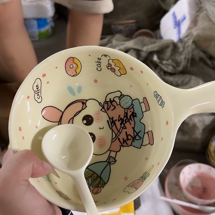 搪瓷A25手柄加勺子
