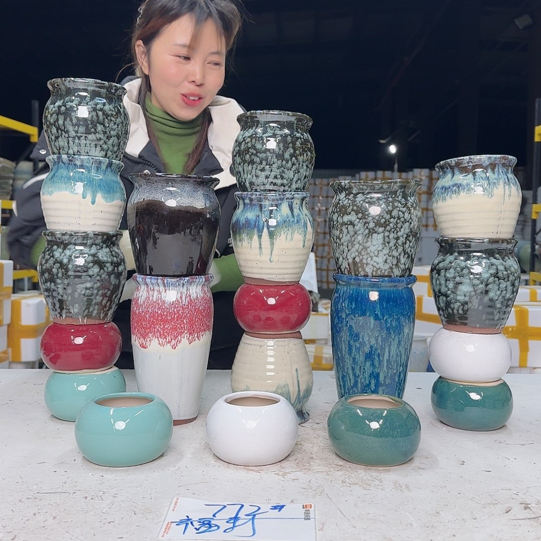 紫砂花盆云上花盆直播1222-772