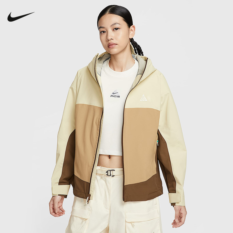 NIKE/耐克ACG女子宽松防风防水户外夹克硬壳冲锋衣HJ0247-229