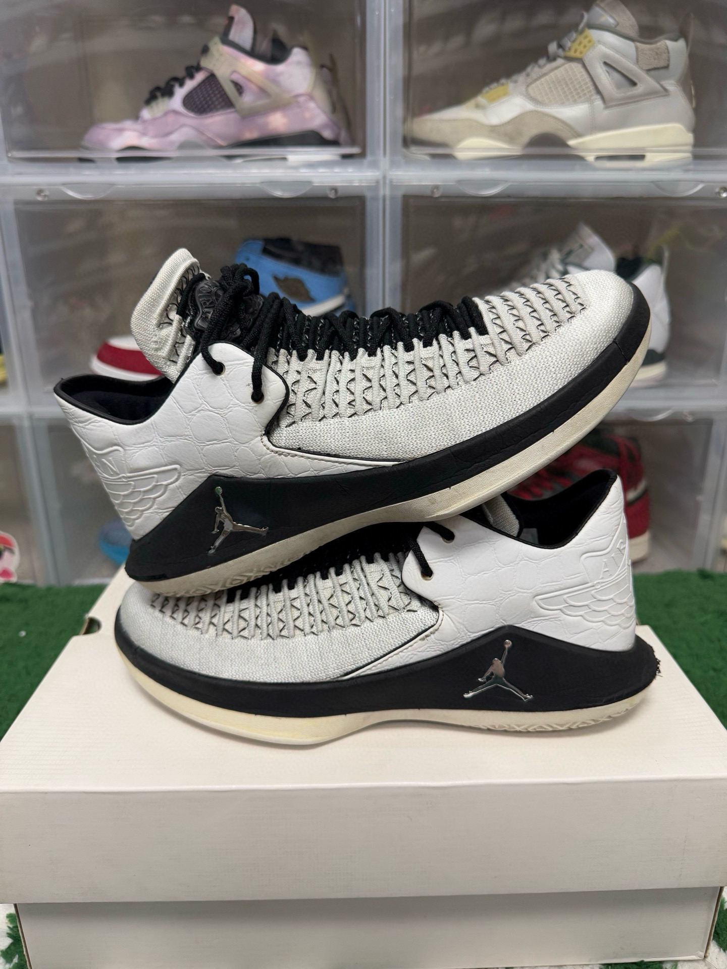 90新 maje 41码/aj32low熊猫篮球鞋/二手正品