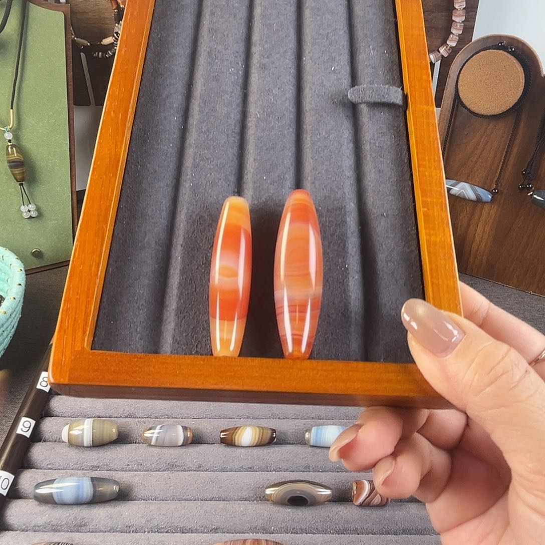 清***馨玛瑙/玉髓合金颈饰