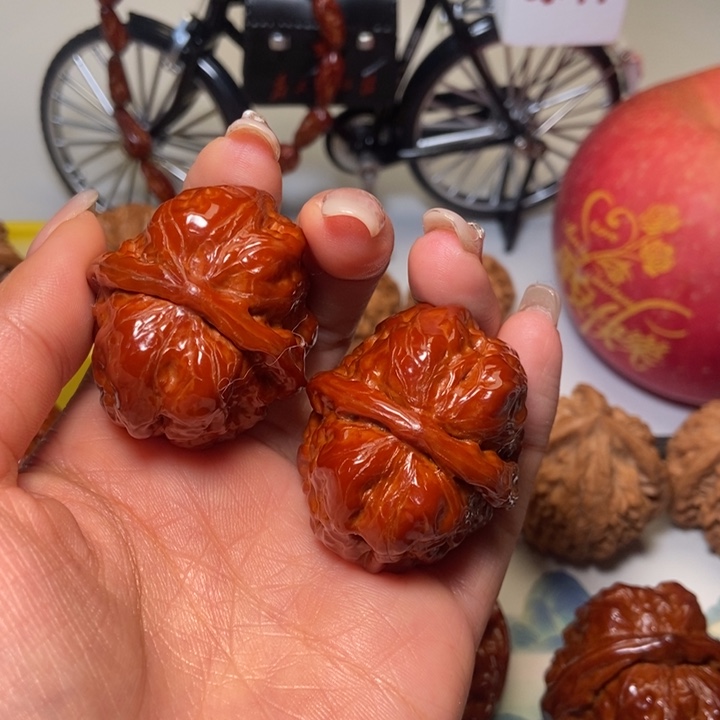 文玩核桃吊坠蛤蟆头38尺