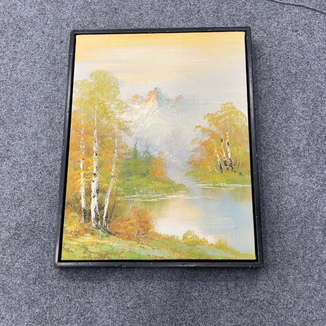 【闪购商品】油画风景33/43带框-////