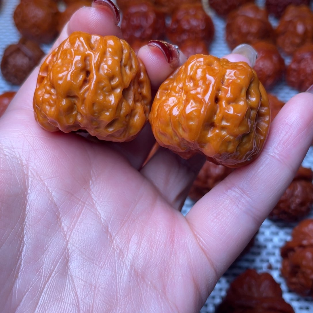 桃核吊坠文玩核桃 手把件 蛤蟆头 37