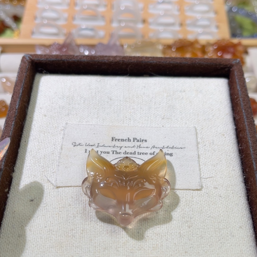 玛瑙/玉髓合金吊坠(不含链)