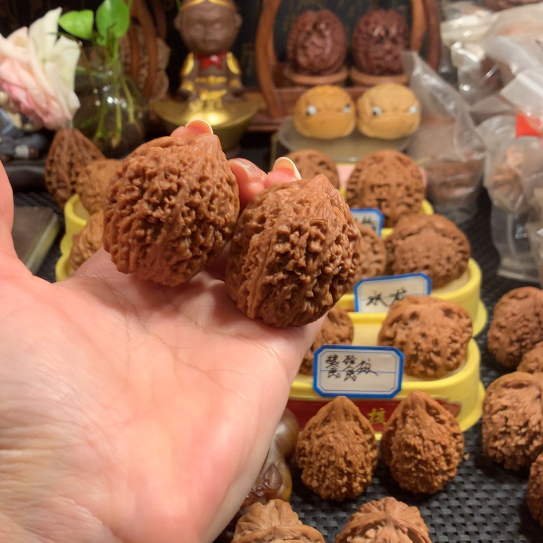 文玩核桃把件大蒜头