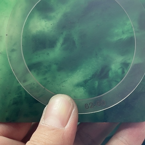 定制石英质玉z****姐非洲翠手镯定制