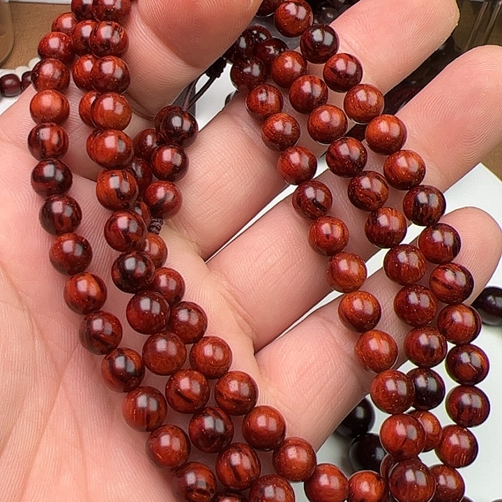 小叶紫檀手串/手链0.7顶级泥料满鱼鳞