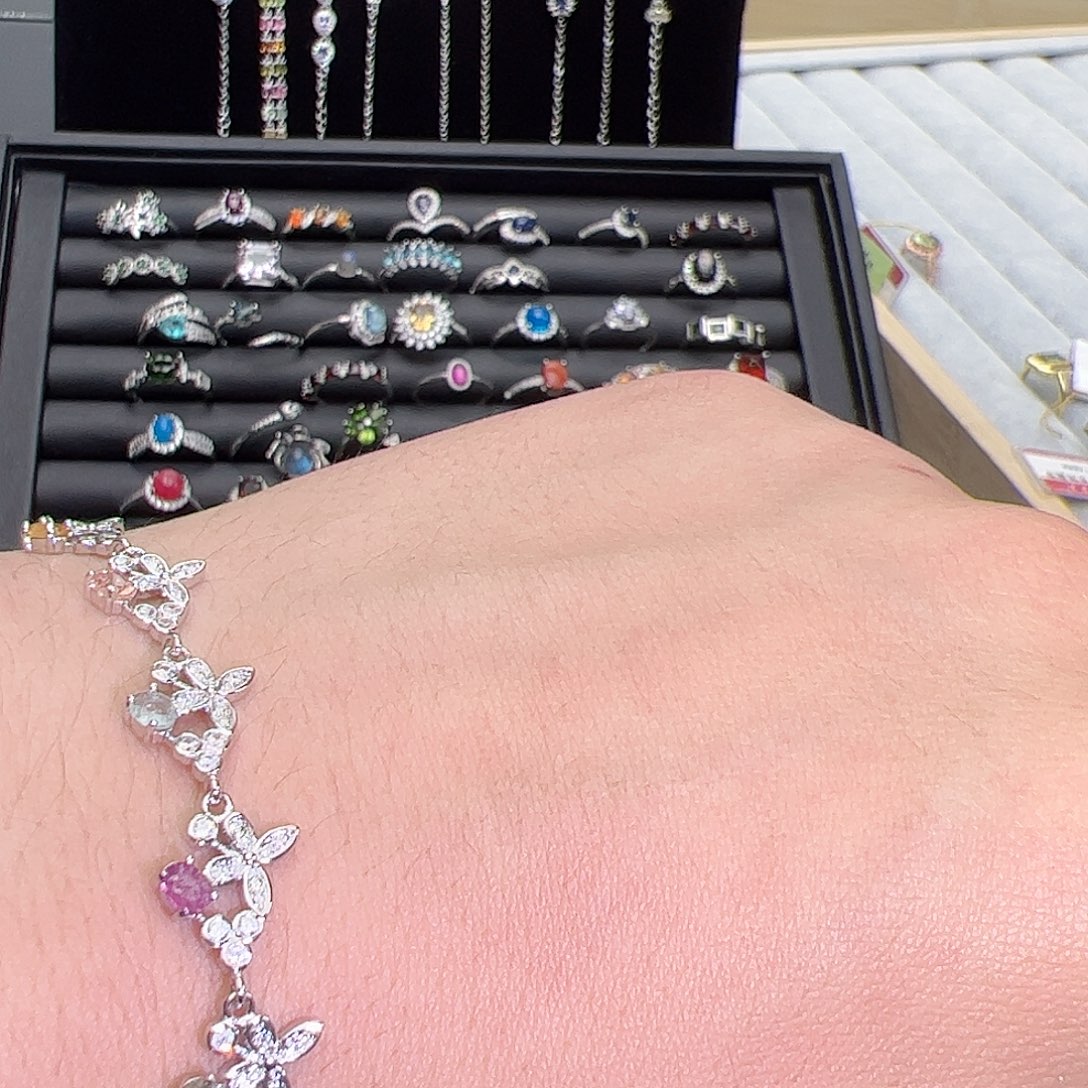 紫晶珠宝半成品银S925镶嵌