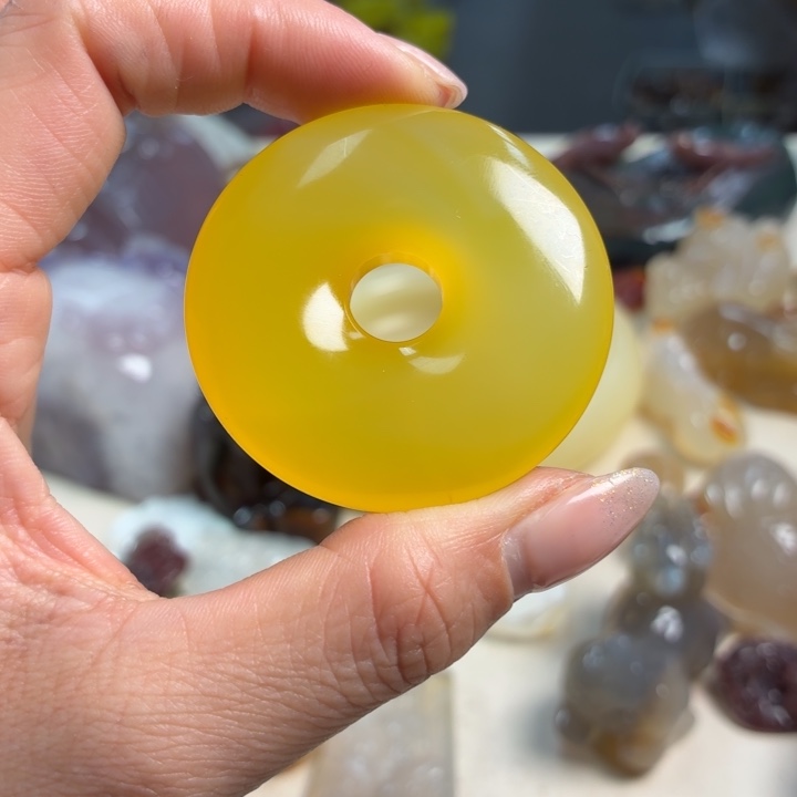 玛瑙/玉髓未镶嵌吊坠(不含链)