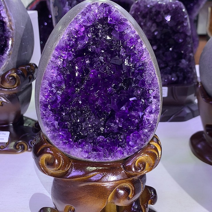紫晶大型摆件（非配饰）未镶嵌蛋