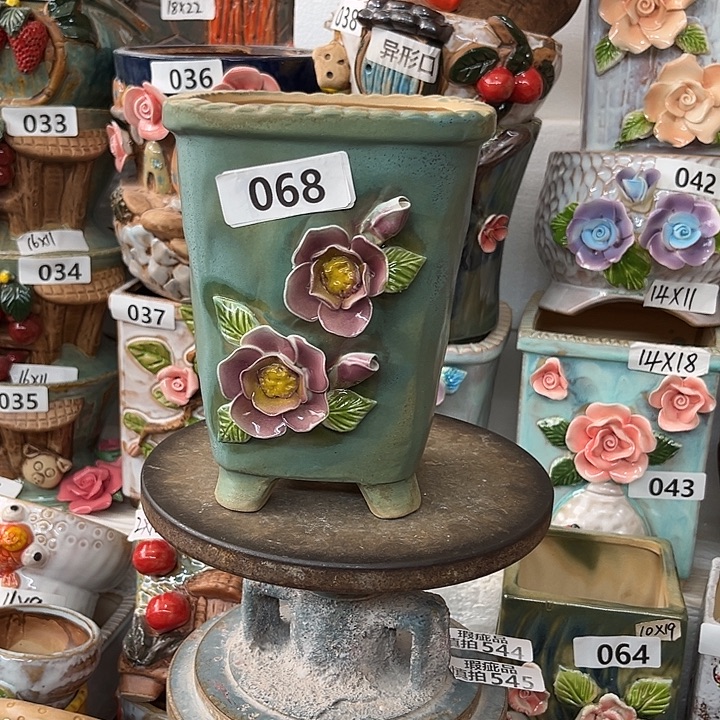 花盆紫砂粗陶材质多肉花盆