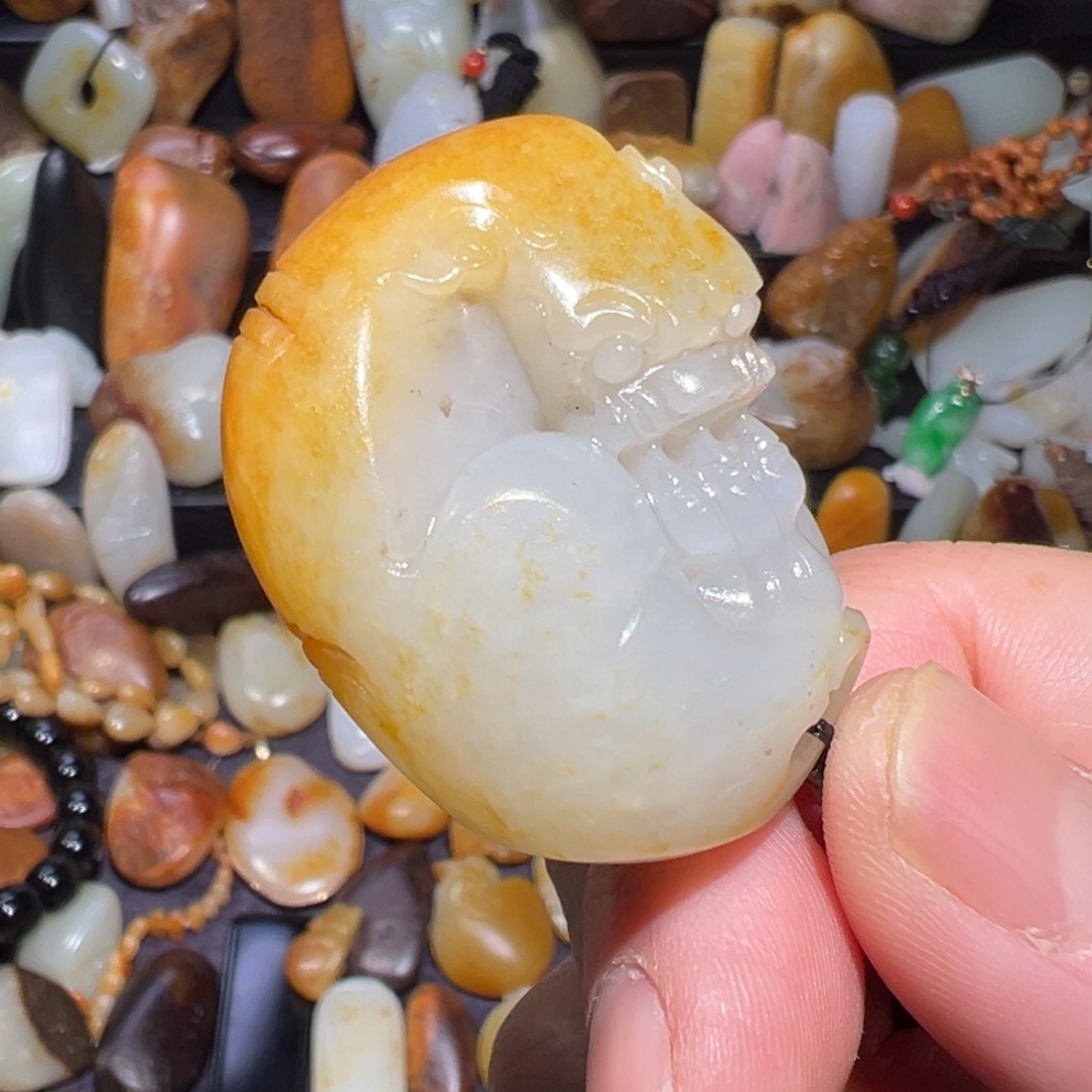 和田玉吊坠(不含链)未镶嵌