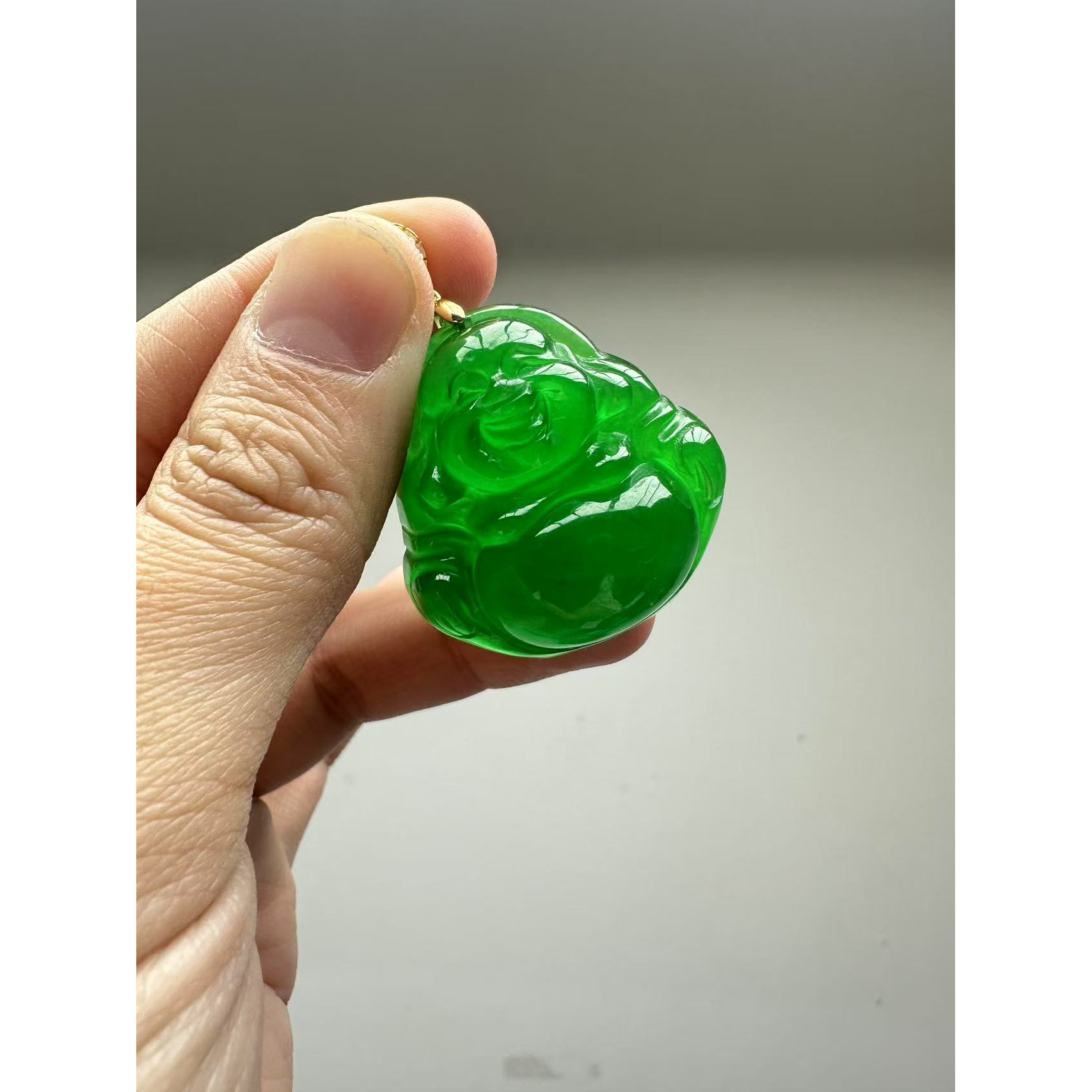 高货冰透佛公吊坠高货