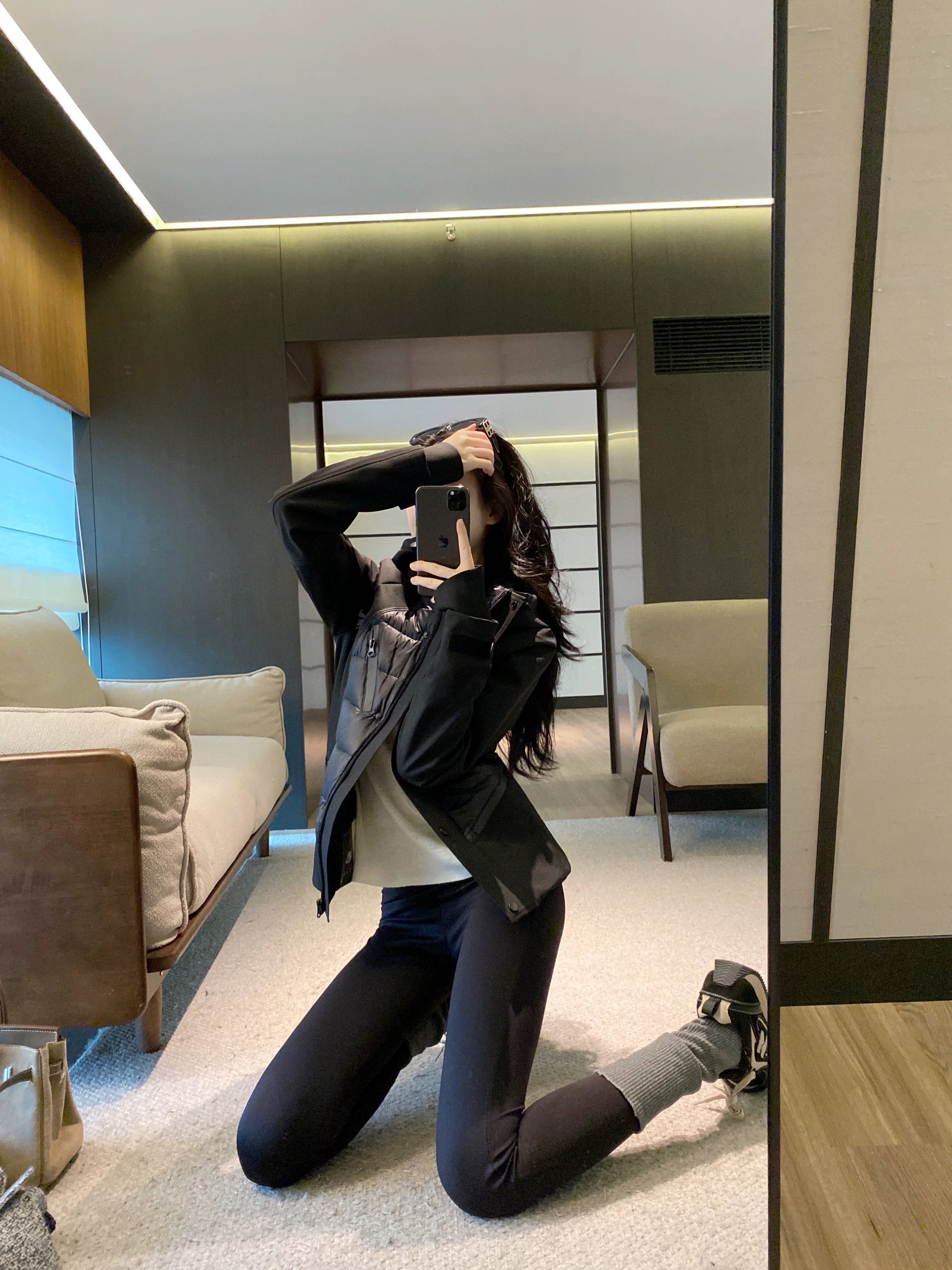 爆款极寒保暖冲锋衣拼接款时髦显瘦绒羽绒服