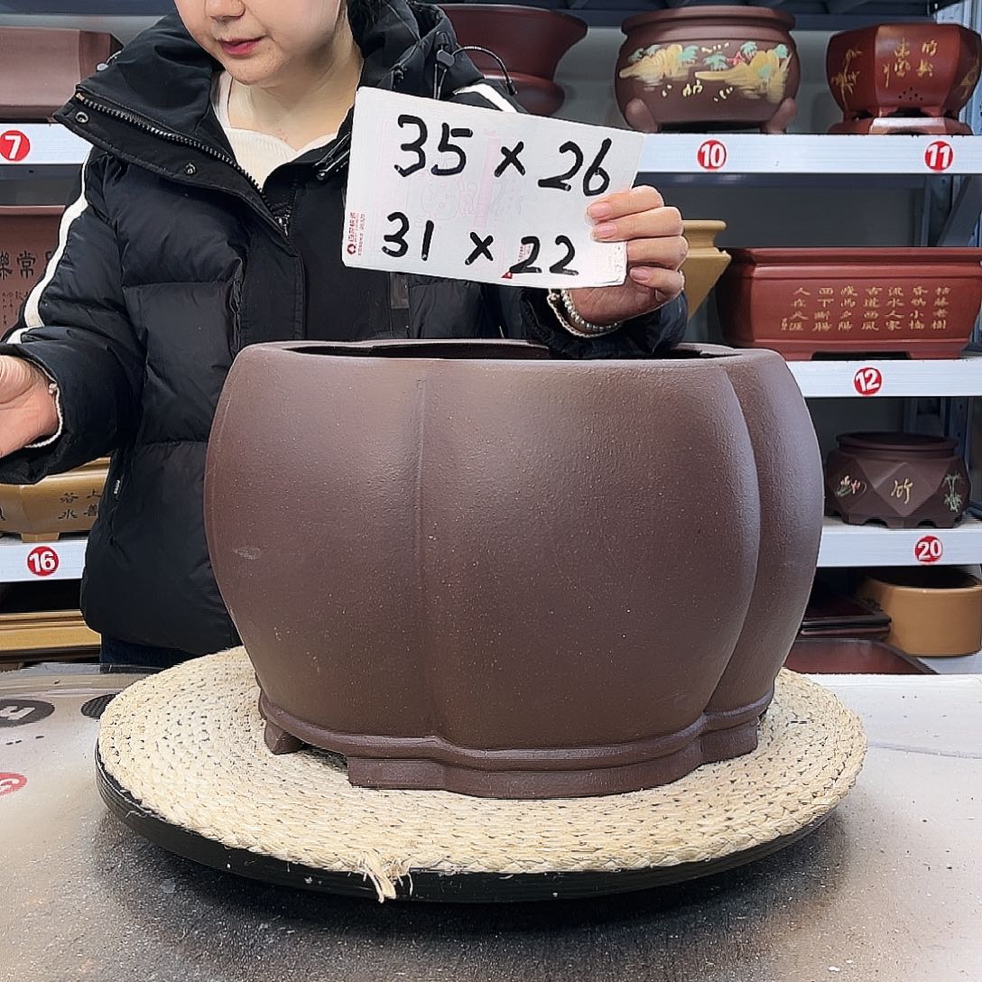 紫砂花盆紫砂花盆